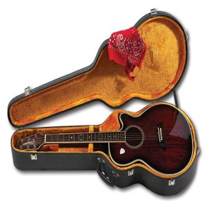 SpringsTeen "BORN IN THE USA" Tour Stage Used Takamine Guitar Plus His Red  Bandana & Guitar Pick
