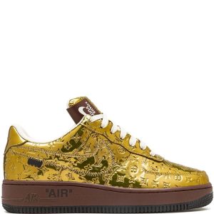 Nike x Louis Vuitton Air Force 1 Low "Virgil Abloh - Metallic Gold" sneakers